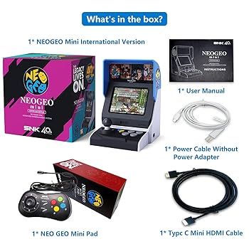 SNK 他ゲーム機本体 NEOGEO MINI INTERNATIONAL Amazon.com: NEOGEO Mini International